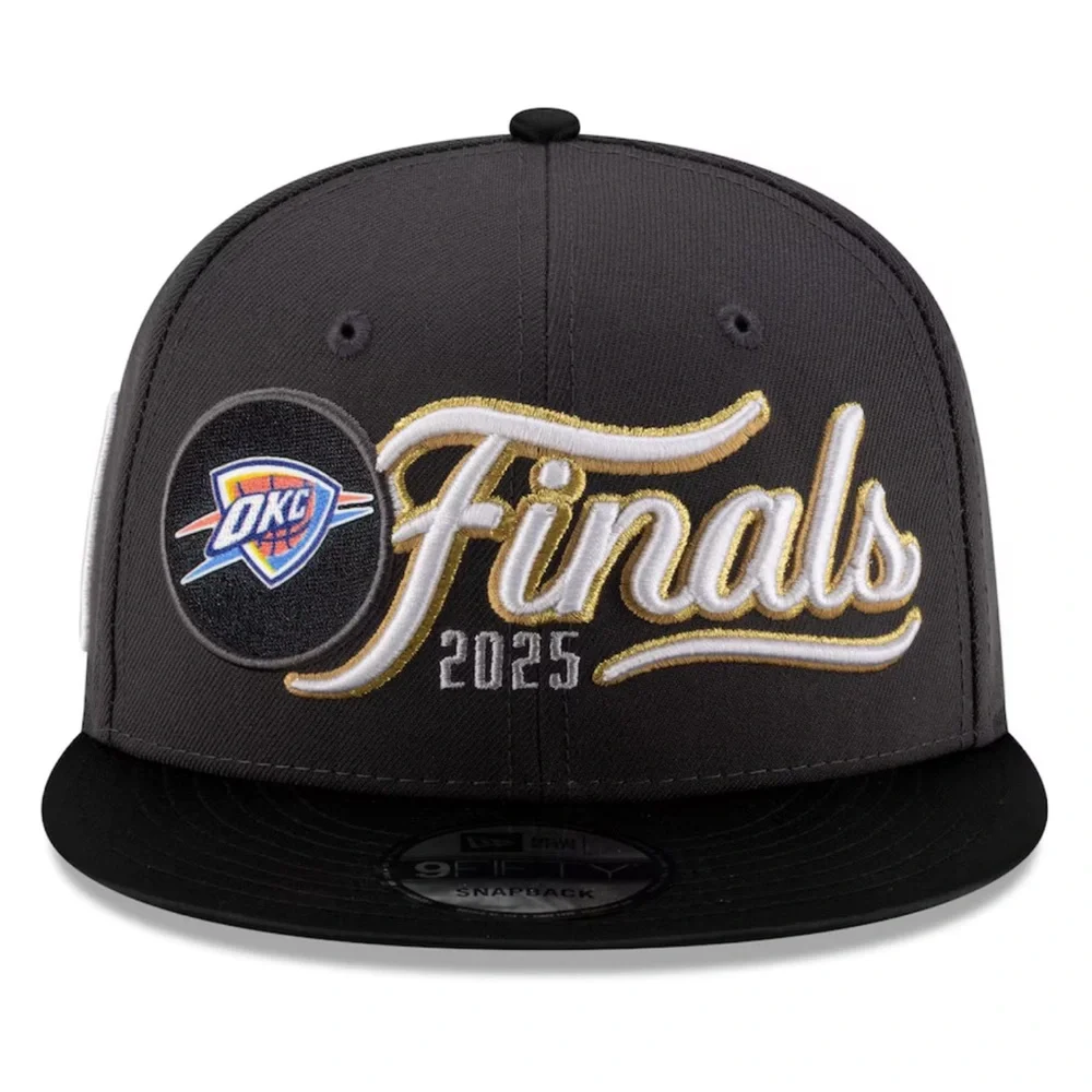 Oklahoma City Thunder New Era 2025 Western Champions 9FIFTY Snapback Hat